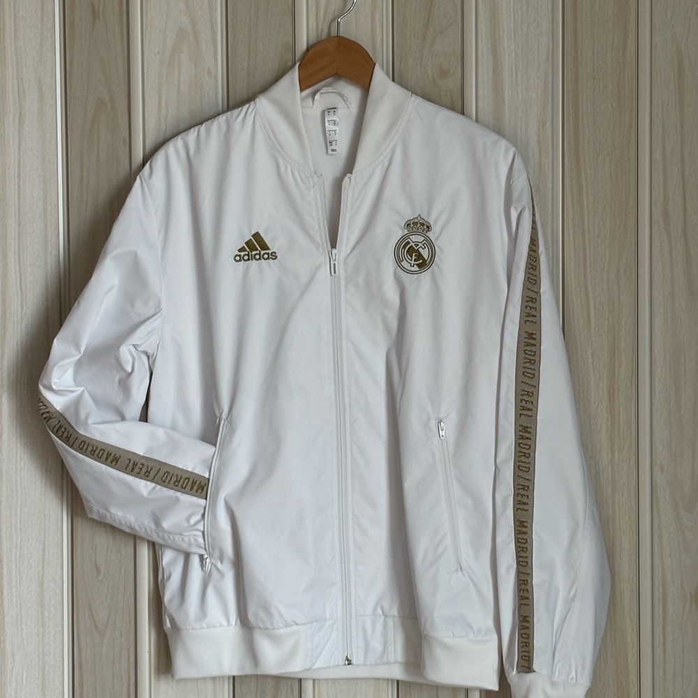 adidas White and Gold Men's Jacket